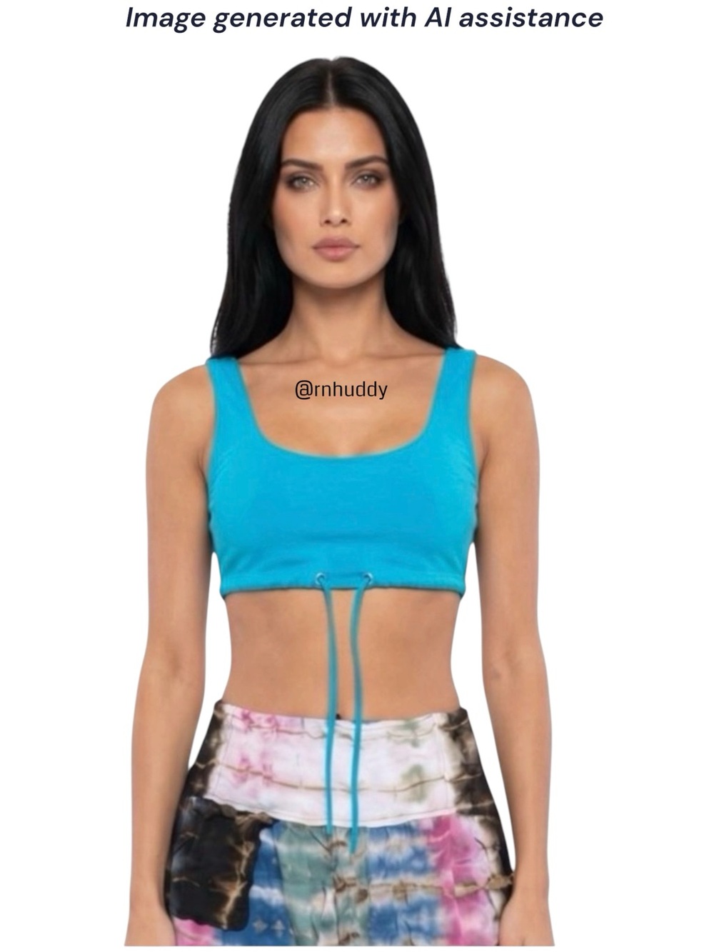 Club Exx Dolls Kill XXS blue cropped tank